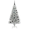 Juletre med 150 LED med stativ sølv 150 cm PET