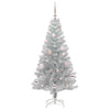 Juletre med 150 LED med stativ sølv 150 cm PET