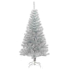Juletre med 150 LED med stativ sølv 150 cm PET