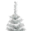 Juletre med 300 LED med stativ sølv 180 cm PET