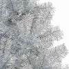 Juletre med 300 LED med stativ sølv 180 cm PET
