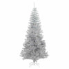 Juletre med 300 LED med stativ sølv 180 cm PET