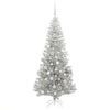 Juletre med 300 LED med stativ sølv 180 cm PET
