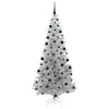 Juletre med 300 LED med stativ sølv 210 cm PET