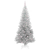 Juletre med 300 LED med stativ sølv 240 cm PET
