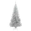 Juletre med 300 LED med stativ sølv 240 cm PET