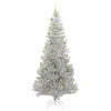 Juletre med 300 LED med stativ sølv 240 cm PET