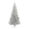 Juletre med 300 LED med stativ sølv 240 cm PET