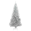 Juletre med 300 LED med stativ sølv 240 cm PET