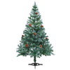 Kunstig juletre med 150 LED med stativ grønn 150 cm PVC og stål