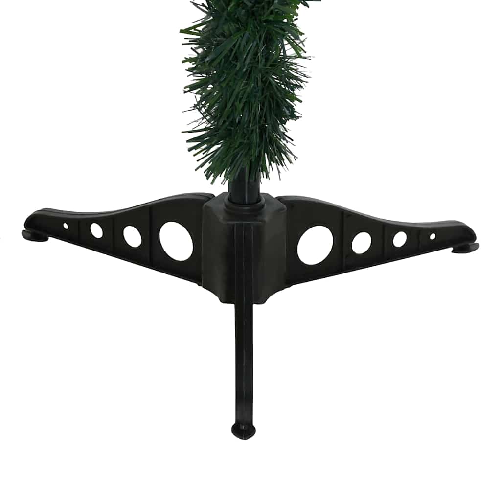 Kunstig juletre med 150 LED med stativ grønn 150 cm PVC og stål