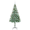 Kunstig juletre med 300 LED med stativ grønn 180 cm PVC og stål