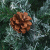 Kunstig juletre med 300 LED med stativ grønn 210 cm PVC og stål