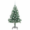 Kunstig Julesekk Snø Flocket med LED Lys Grønn og hvit 120 cm