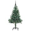 Kunstig Julesekk Snø Flocket med LED Lys Grønn og hvit 150 cm