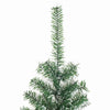 Kunstig Julesekk Snø Flocket med LED Lys Grønn og hvit 240 cm