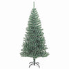 Kunstig Julesekk Snø Flocket med LED Lys Grønn og hvit 240 cm