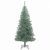 Kunstig Julesekk Snø Flocket med LED Lys Grønn og hvit 240 cm