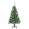 Kunstig juletre med 150 LED grønn 120 cm PVC og Stål og Plast