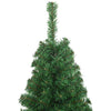 Kunstig juletre med 150 LED grønn 150 cm PVC og Stål og Plast