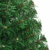 Kunstig juletre med 150 LED grønn 150 cm PVC og Stål og Plast