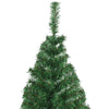 Kunstig juletre med 300 LED grønn 180 cm PVC og Stål og Plast