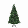 Kunstig juletre med 300 LED grønn 180 cm PVC og Stål og Plast