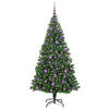 Kunstig juletre med 300 LED grønn 180 cm PVC og Stål og Plast