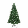 Kunstig juletre med 300 LED grønn 240 cm PVC og Stål og Plast