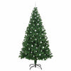 Kunstig juletre med 300 LED grønn 240 cm PVC og Stål og Plast