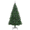 Kunstig juletre med 300 LED grønn 240 cm PVC og Stål og Plast