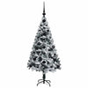 Kunstig juletre med 150 LED grønn 120 cm PVC og Stål og Plast