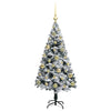 Kunstig juletre med 150 LED grønn 120 cm PVC og Stål og Plast