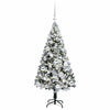 Kunstig juletre med 150 LED grønn 120 cm PVC og Stål og Plast