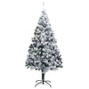 Kunstig juletre med 300 LED grønn 180 cm PVC og Stål og Plast