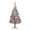Kunstig juletre med 300 LED grønn 180 cm PVC og Stål og Plast