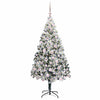 Kunstig juletre med 300 LED grønn 180 cm PVC og Stål og Plast