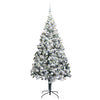 Kunstig juletre med 300 LED grønn 180 cm PVC og Stål og Plast