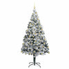 Kunstig juletre med 300 LED grønn 180 cm PVC og Stål og Plast