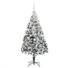 Kunstig juletre med 300 LED grønn 180 cm PVC og Stål og Plast