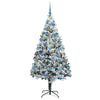 Kunstig juletre med 300 LED grønn 180 cm PVC og Stål og Plast