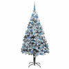 Kunstig juletre med 300 LED grønn 180 cm PVC og Stål og Plast