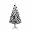 Kunstig juletre med 300 LED grønn 210 cm PVC og Stål og Plast