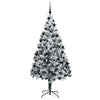 Kunstig juletre med 300 LED grønn 210 cm PVC og Stål og Plast