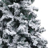 Kunstig juletre med 300 LED grønn 210 cm PVC og Stål og Plast