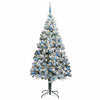 Kunstig juletre med 300 LED grønn 210 cm PVC og Stål og Plast