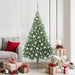 Kunstig Forhåndsopplyst Juletre med 300 LED grønn 180 cm PVC