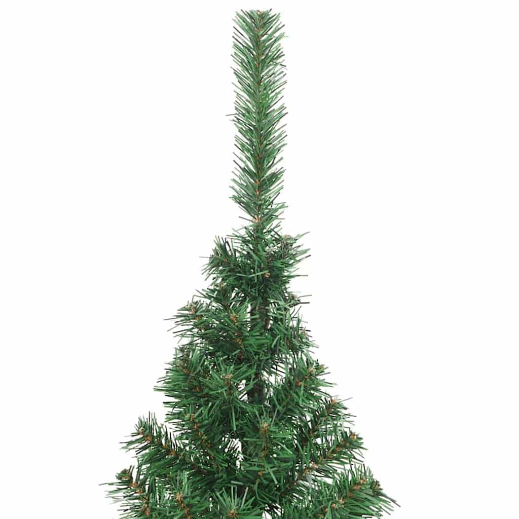 Kunstig Forhåndsopplyst Juletre med 300 LED grønn 210 cm PVC