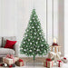 Kunstig Forhåndsopplyst Juletre med 300 LED grønn 210 cm PVC