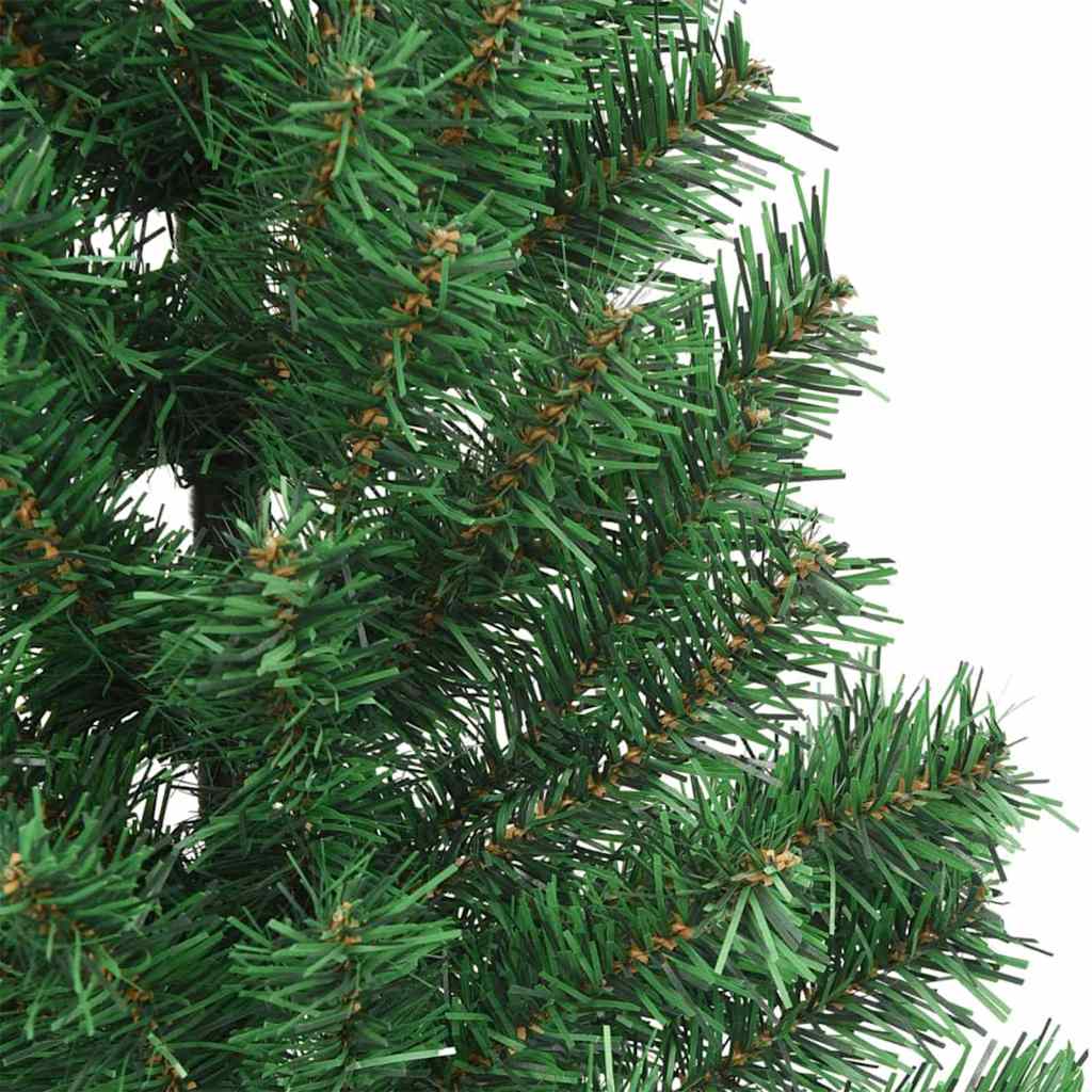 Kunstig Forhåndsopplyst Juletre med 300 LED grønn 240 cm PVC